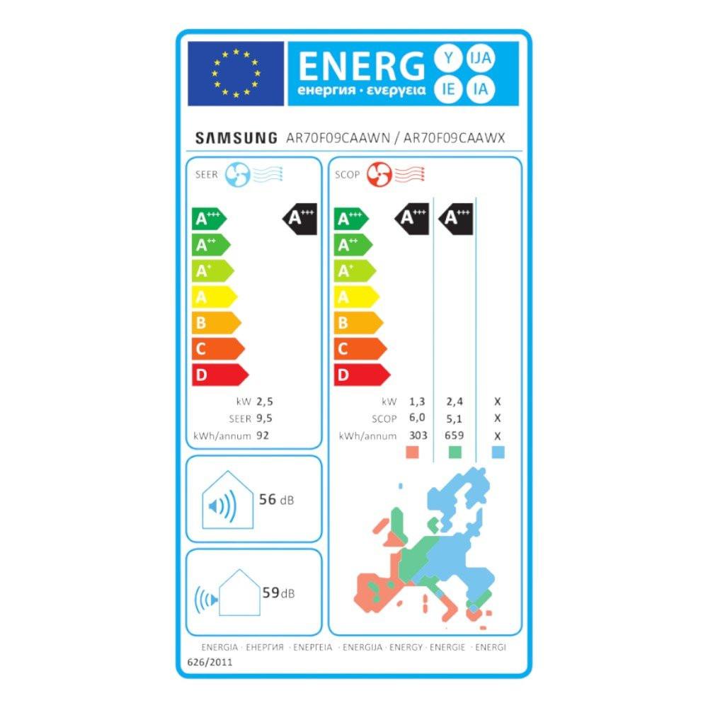 Samsung WindFree Elite S2 mono split klíma szett 2.5 kW (AR70F09CAAWNEU+AR70F09CAAWXEU)
