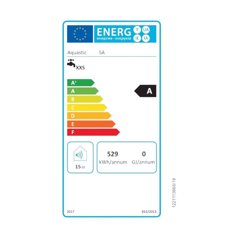 Hajdu Aquastic 5A átfolyós elektromos vízmelegítő 5 literes alsós hagyományos csapteleppel, ÚJ!! (2121123420)
