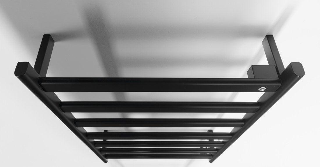 Sapho Elias elektromos törölközőszárító radiátor 490x730 mm 105 watt, matt fekete (EB550)