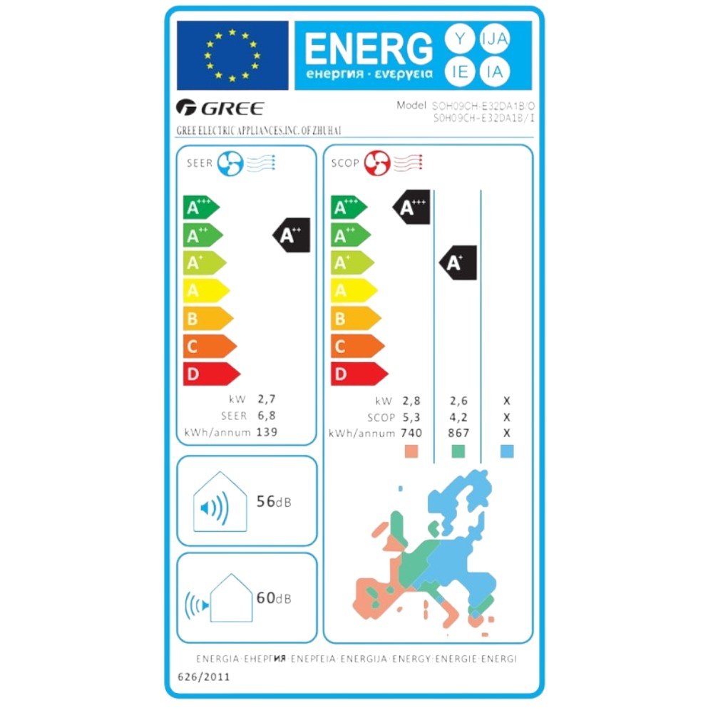 Syen Charm mono split klíma szett 2.7 kW (SOH09CH-E32DA1B)