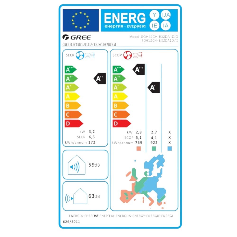 Syen Charm mono split klíma szett 3.2 kW (SOH12CH-E32DA1D)