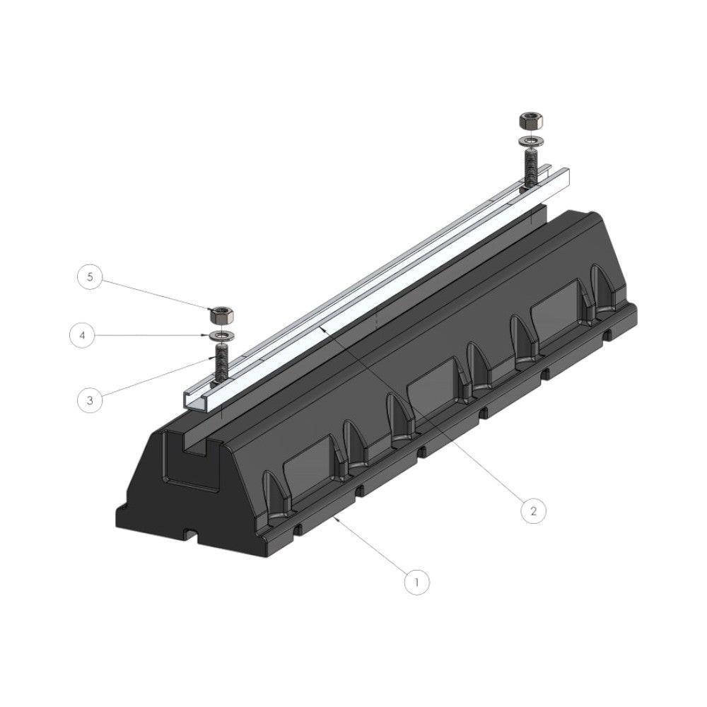 Immergas rezgéscsillapító talp 600x1400 mm, (3 db) (3.032854)