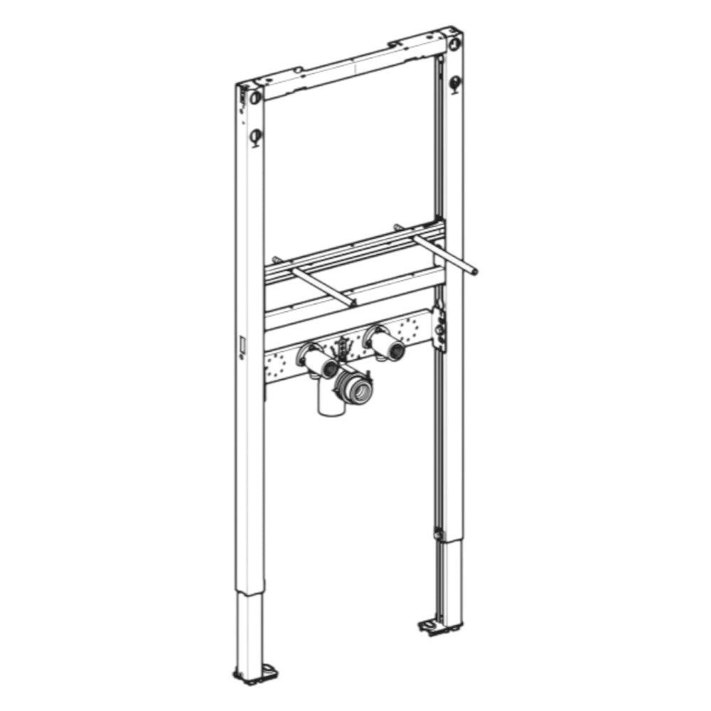 Geberit Duofix mosdó szerelőelem, 112cm, álló csaptelephez (G111.430.00.2)