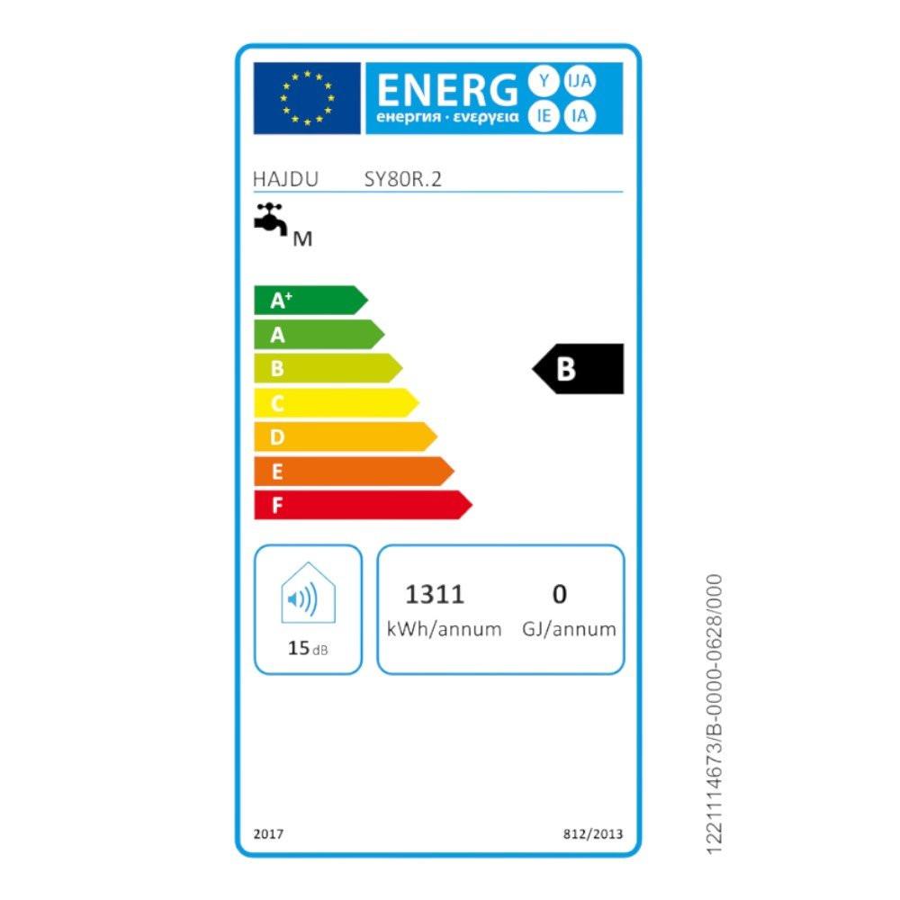 Hajdu Smiley R.2 elektromos vízmelegítő, 80 literes, függőleges (2111813830)