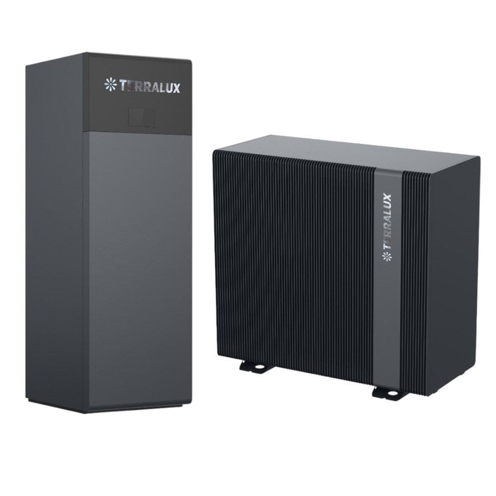 TERRALUX Hi - Master V 6 monoblokkos hőszivattyú szett,R290, 1fázis, 6,61kW+HT10 inox tároló 200L (NE - F60+TAR)