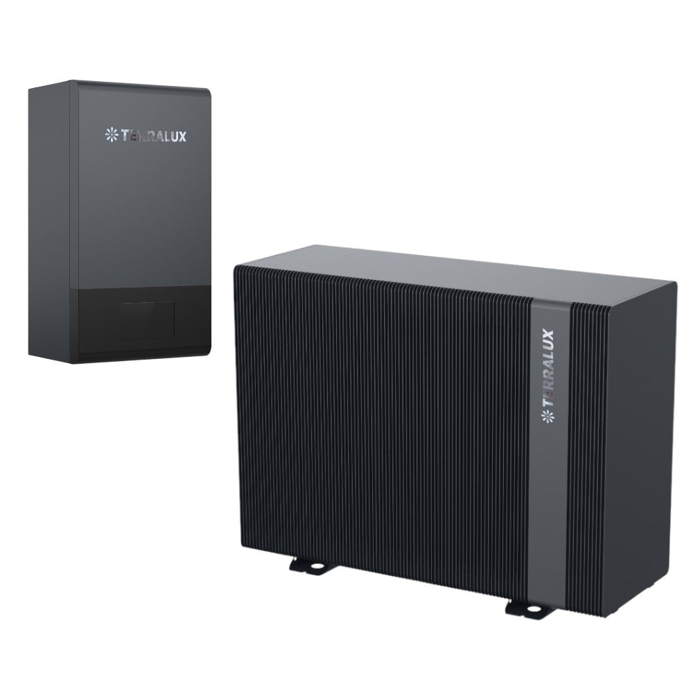 TERRALUX Hi-Master 16 monoblokk levegő-víz hőszivattyú, 3fázis Wi-fi-s, 16,6kW+ HS10 hidr. modul