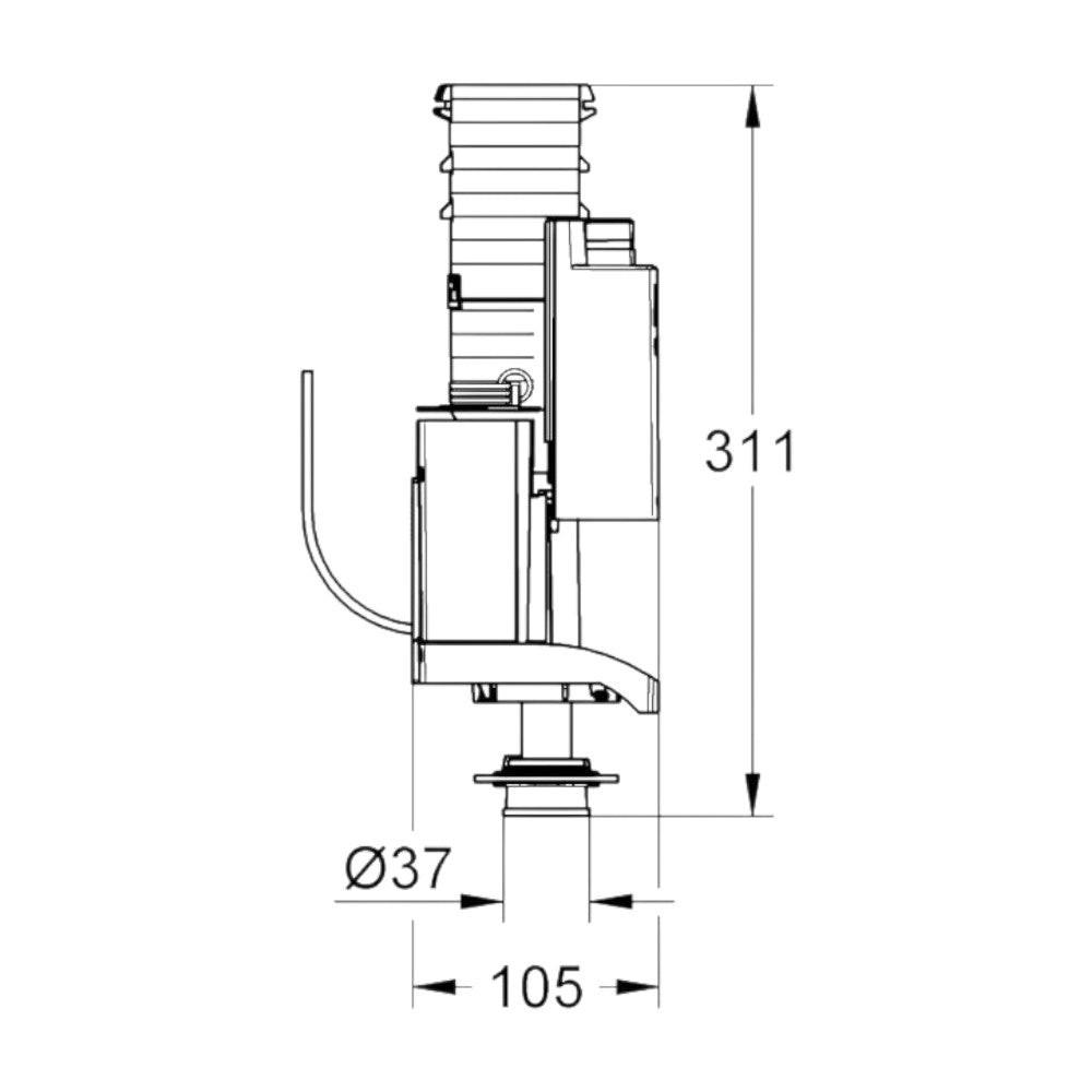Grohe ASV1 öblítőszelep (42320000)