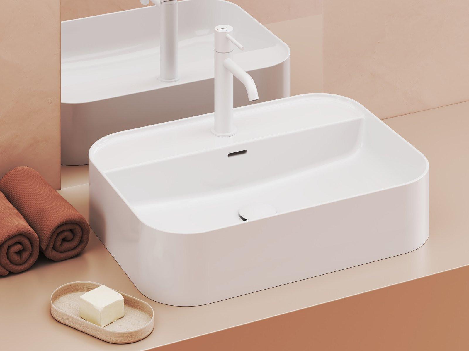 Ravak Ceramic Slim mosdó 550 R Shelf fehér (XJX01155005)