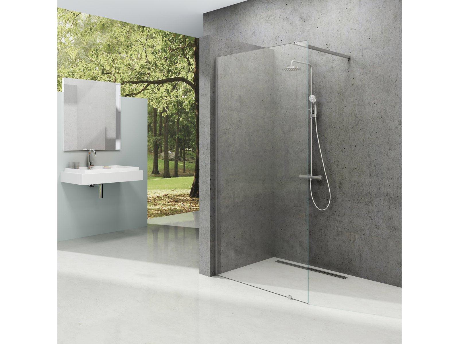 Ravak Walk In Wall szett - 70 zuhanykabin krómhatású+transparent, 1 merevítővel (GW9W10C0SZ1)