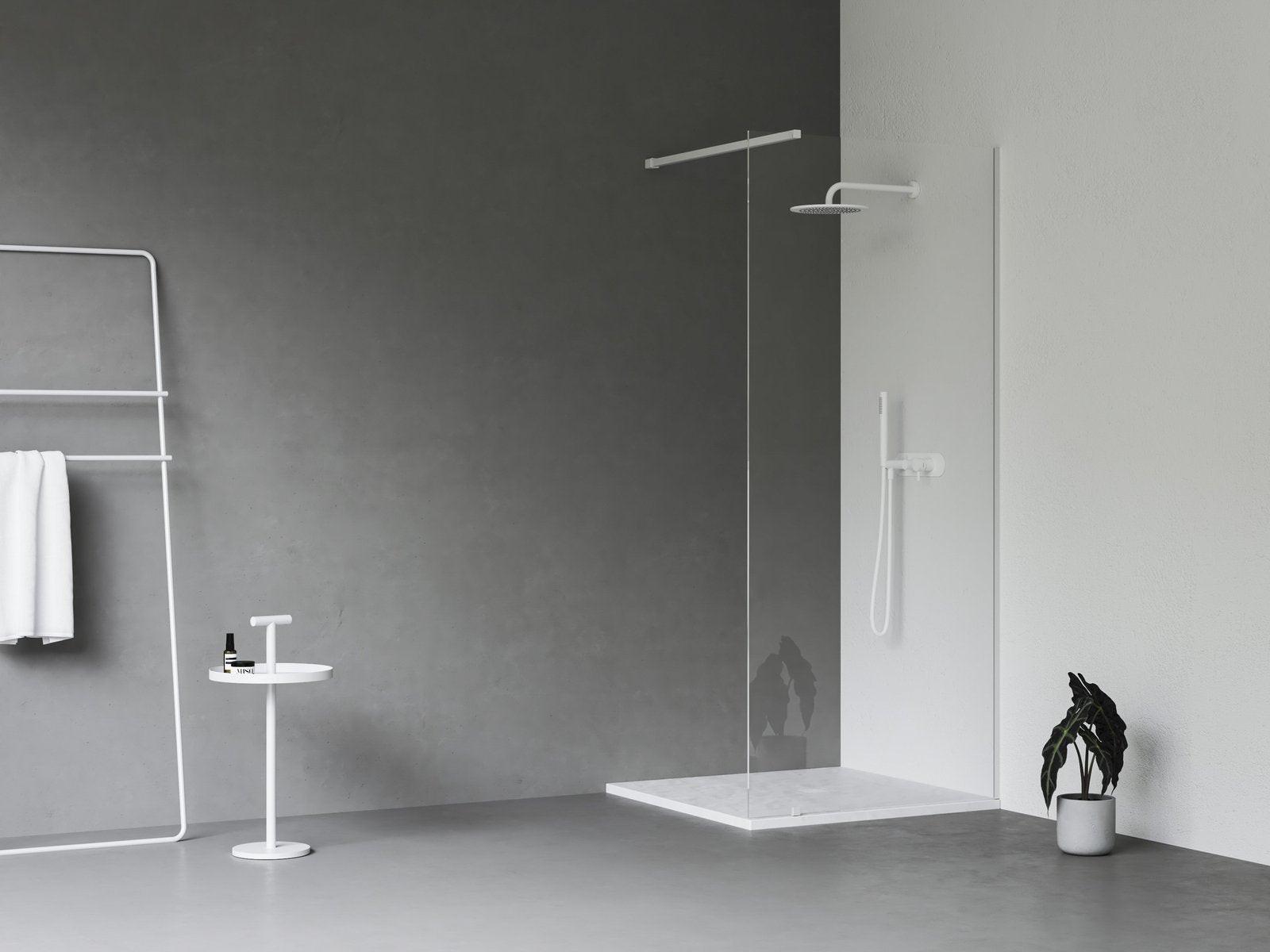 Ravak Walk In Wall szett - 90 zuhanykabin Fehér matt+transparent, 1 merevítővel (GW9W70E0SZ1)