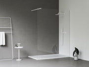 Ravak Walk In Wall szett - 130 zuhanykabin fehér matt+transparent, 1 merevítővel (GW9WJ0E0SZ1)