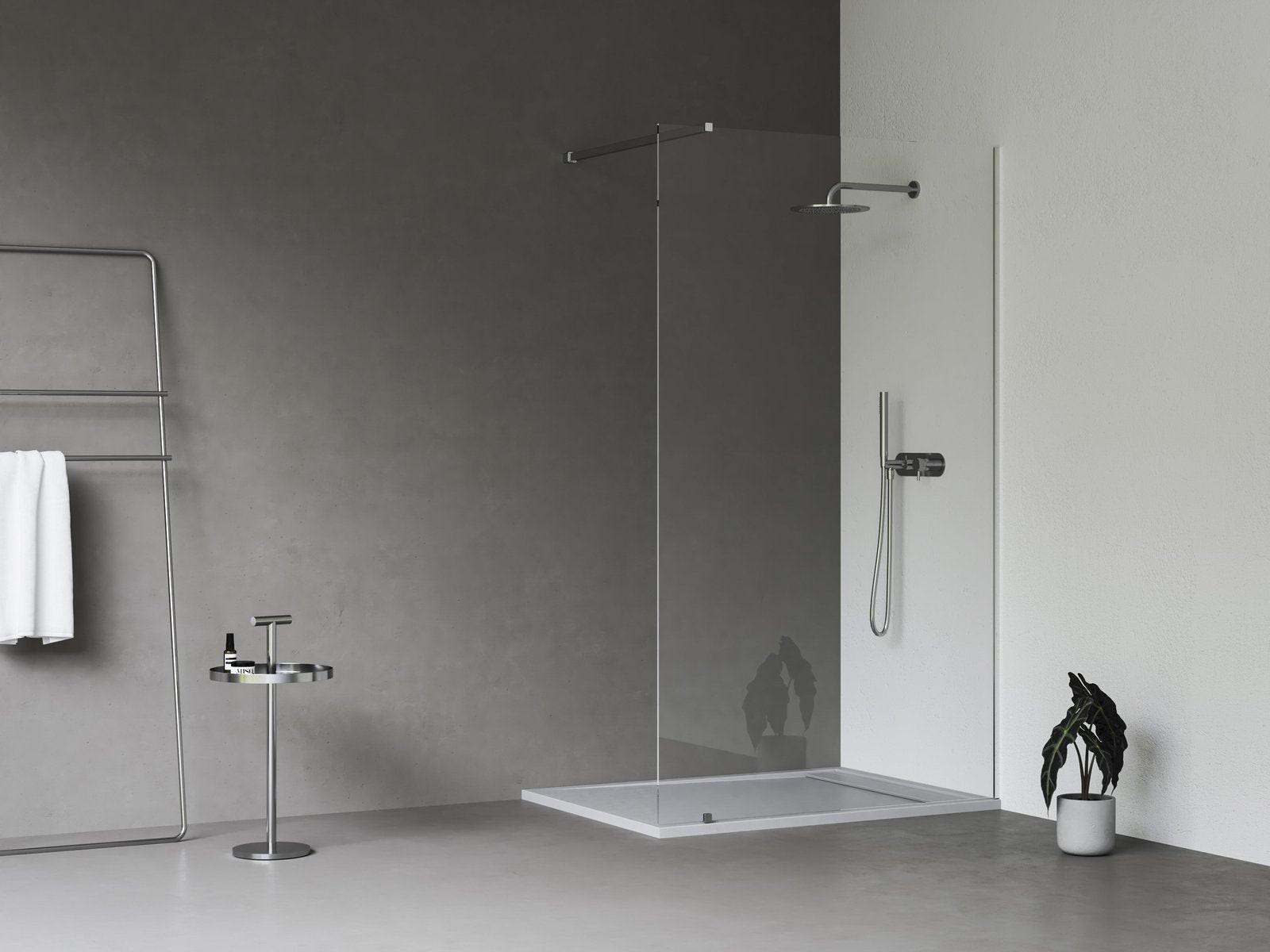 Ravak Walk In Wall szett - 140 zuhanykabin krómhatású+transparent, 1 merevítővel (GW9WM0C0SZ1)