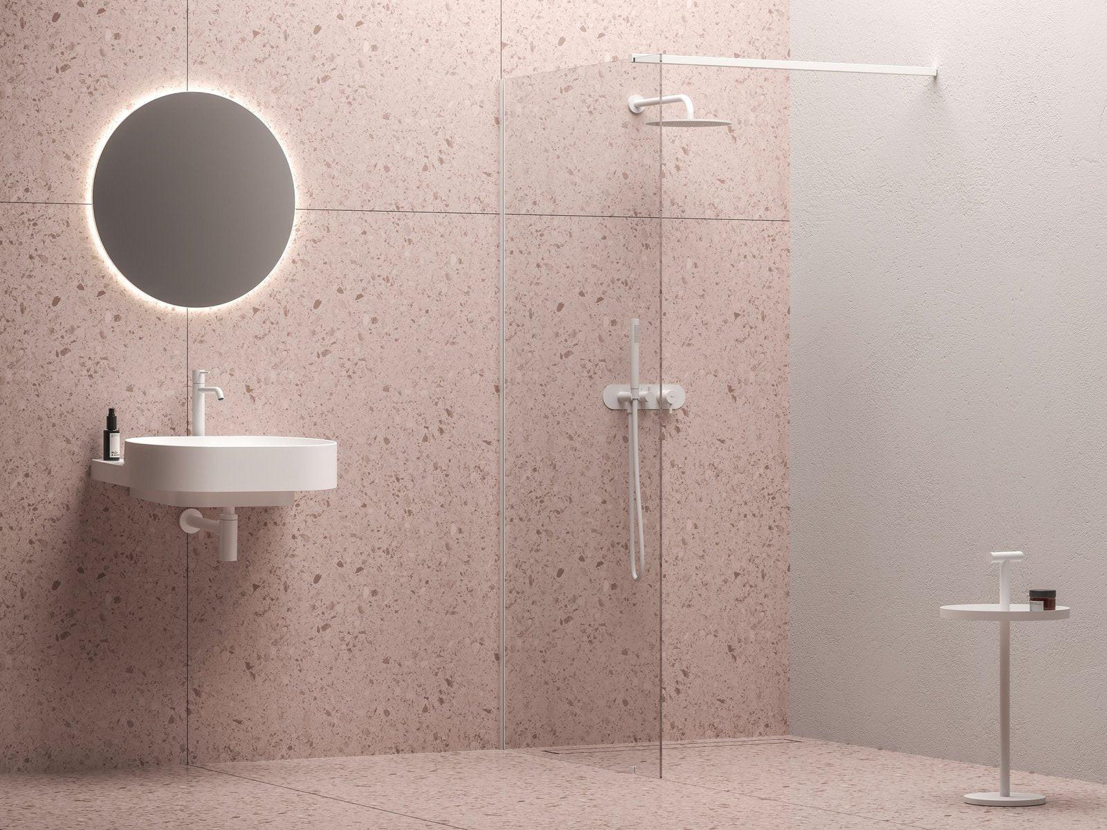 Ravak Walk In Wall szett - 140 zuhanykabin fehér matt+transparent, 1 merevítővel (GW9WM0E0SZ1)