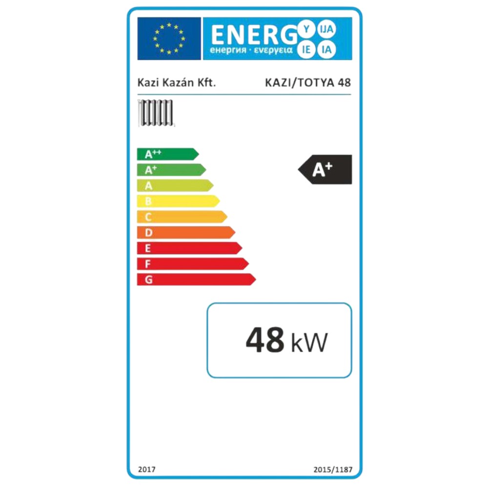 Kazi Totya-S 48 + szigetelés + huzatszabályzó (KAZI-S-48S+A) - energiacímke.