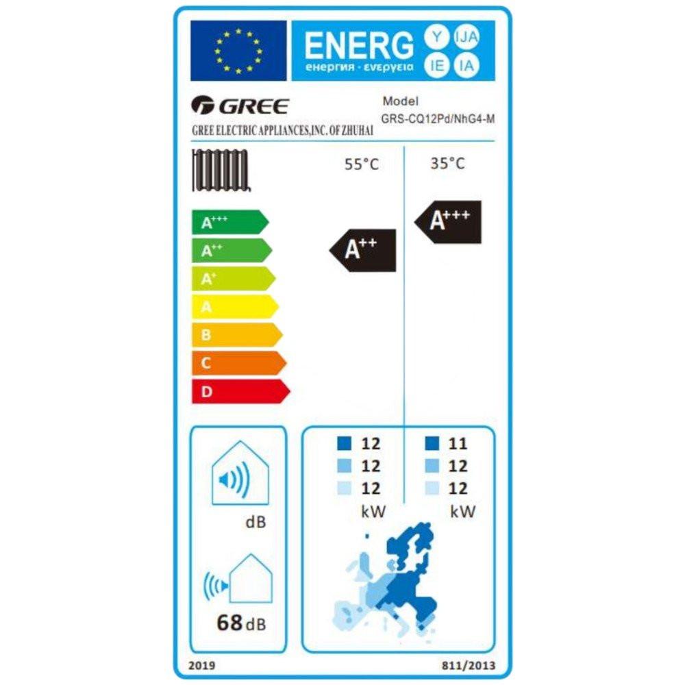 Gree Versati IV monoblokk levegő-víz hőszivattyú, 12kW, R32, 3 fázis (GRS-CQ12PD/NHG4-M)