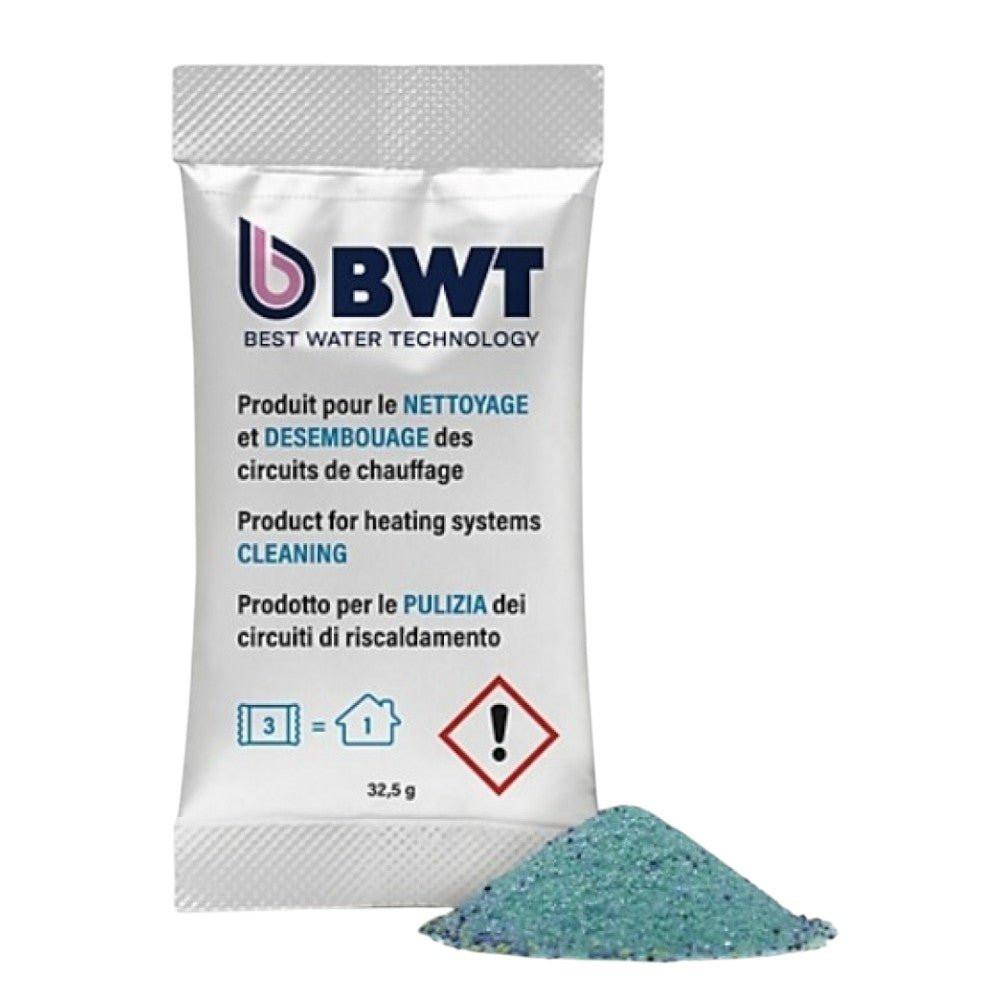 BWT SoluTech System Cleaner tisztítóadalék zárt fűtési rendszerekhez (3 tasak/doboz)/ház (SOLUCSOM - CLEANER)