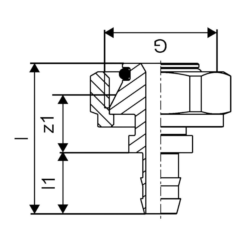 Uponor Minitec Vario eurokónuszos csavarzat 9,9xG3/4" (1005266)