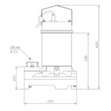 WILO Drain TS 40/14 EM A merülőmotoros szivattyú (2063929)