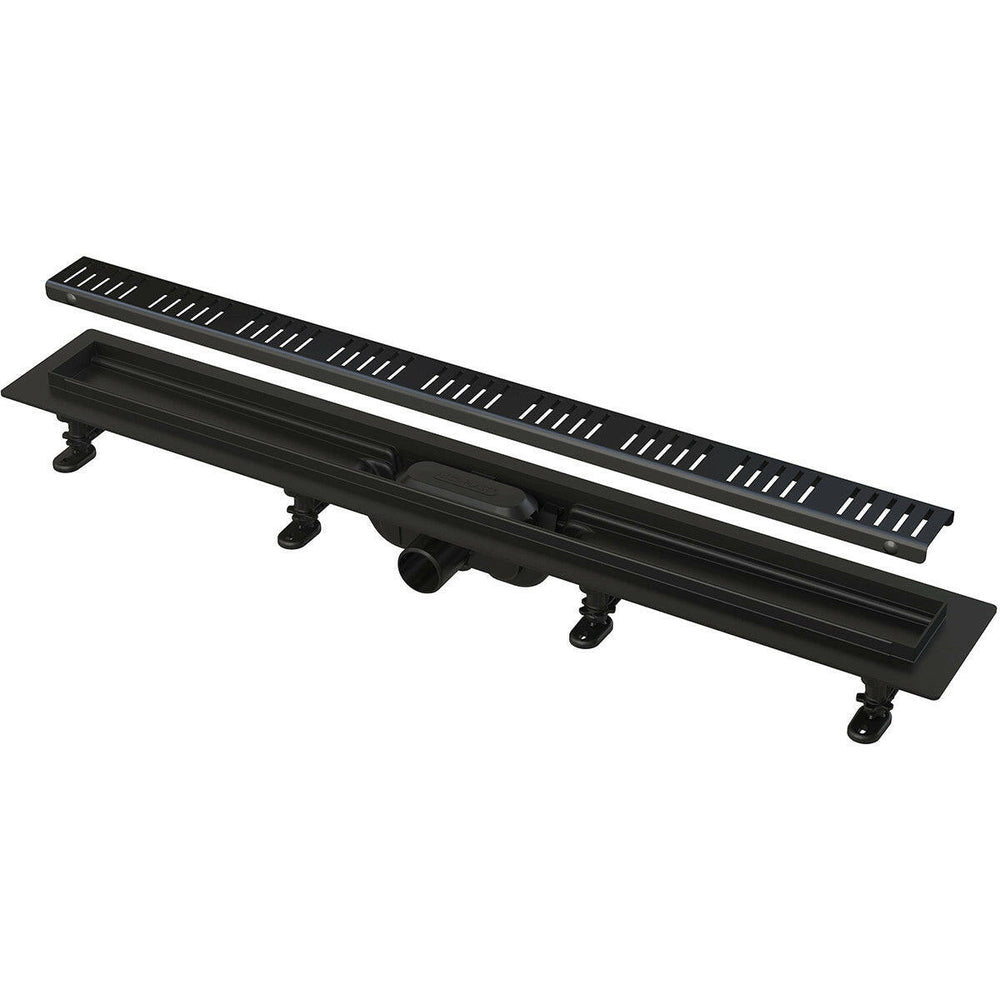 Alcaplast Zuhanyfolyóka APZ10BLACK - 750M fekete - matt (APZ10BLACK750M)