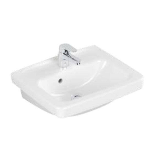 Alföldi Optic mosdó 55x44 cm 1 furattal középen ( 7038 - 5501 )