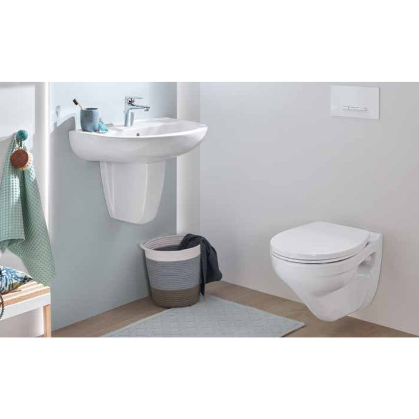 Alföldi Optic WC csésze fali, mélyöblítésű, kompakt 49cm Cleanflush, 7048-R001-1