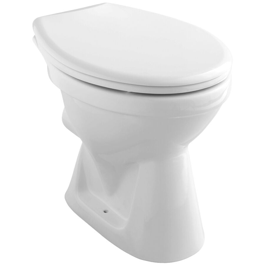 Alföldi Bázis WC csésze hátsó kifolyású, mélyöblítésű + CleanFlush 7093-R001-0