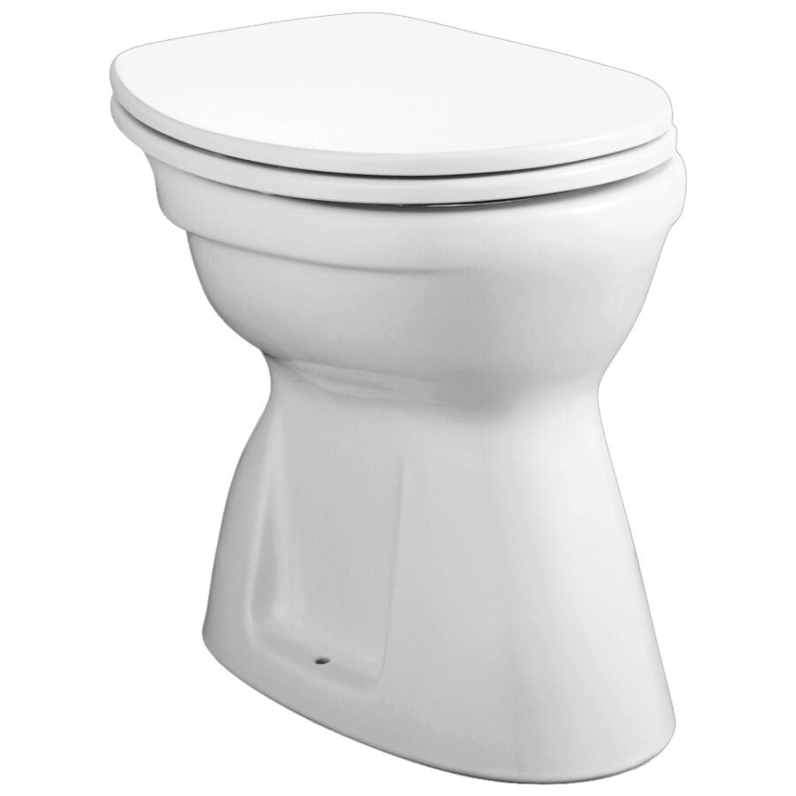 Alföldi Bázis WC csésze alsó kifolyású, laposöblítésű + CleanFlush 7096-R101-0