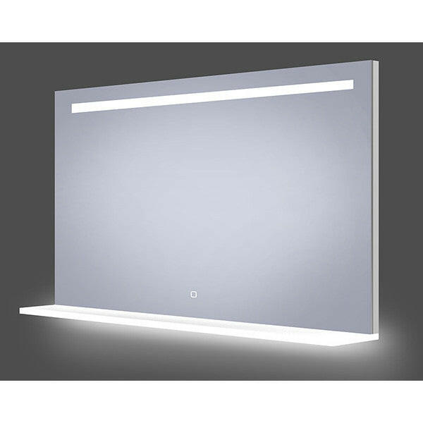 Arezzo design Contrast Led tükör világítópolccal, bluetooth hangszóróval 100x80 cm-0