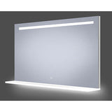 Arezzo design Contrast Led tükör világítópolccal, bluetooth hangszóróval 100x80 cm-0