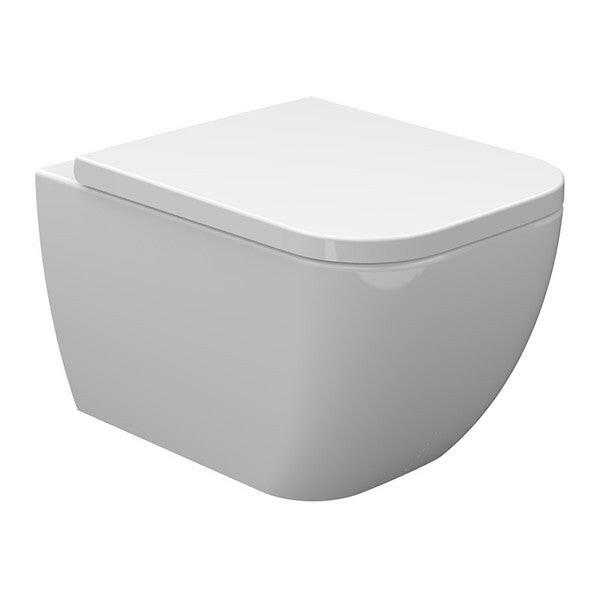 Arezzo design Ohio Rimless perem nélküli függesztett wc csésze-0