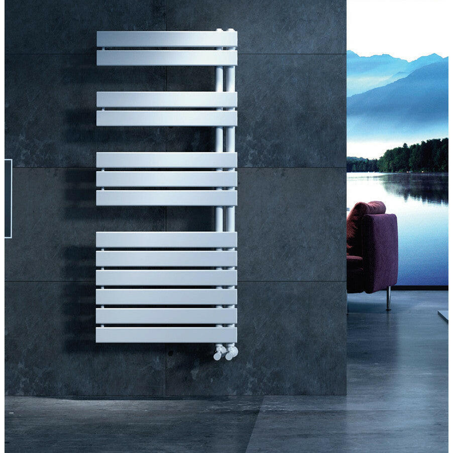Arezzo design Horizont White törölközőszárító radiátor, egyenes, fehér, 1355x550 mm, 735 W-0