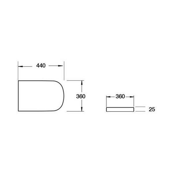 Arezzo design Charlton WC ülőke, Soft-Close-1