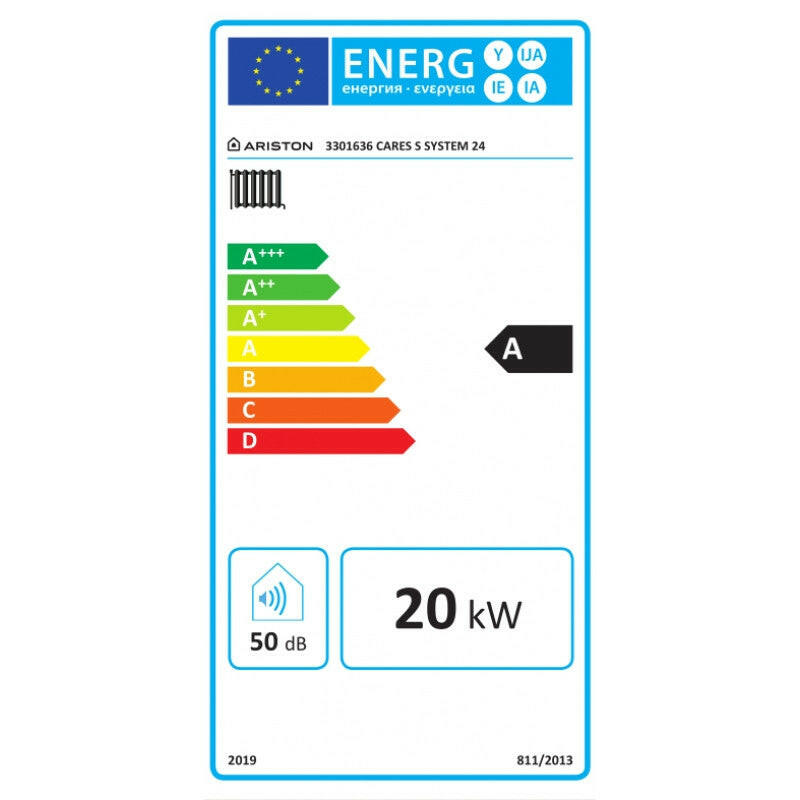 Ariston Cares S System 24 kondenzációs gázkazán, fűtő 21 kW-3