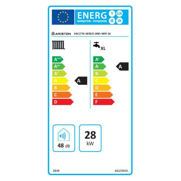 Ariston Genus One+ Wifi 30 kondenzációs gázkazán, kombi 28 kW