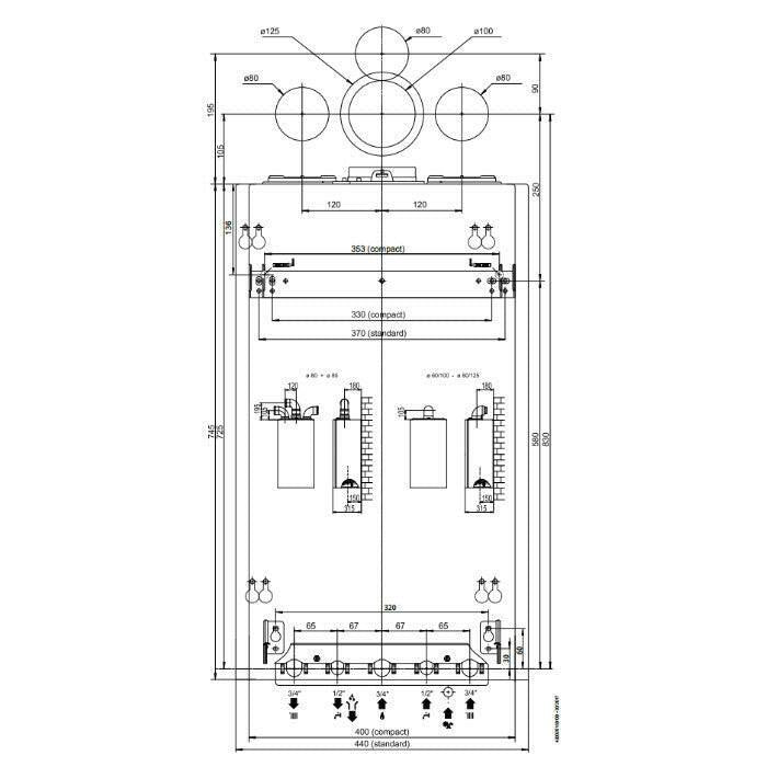 Ariston Genus One+ Wifi 35 kondenzációs gázkazán, kombi 31 kW
