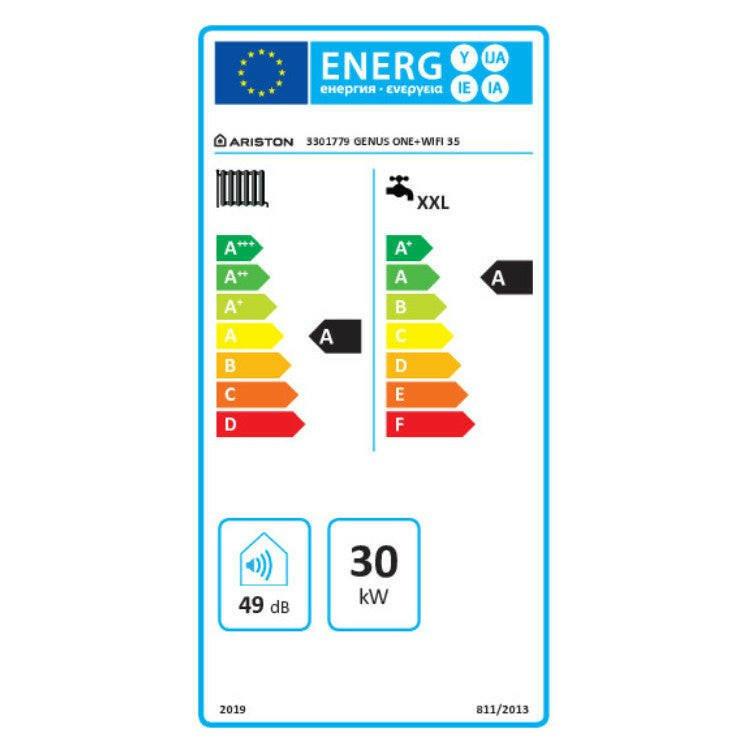 Ariston Genus One+ Wifi 35 kondenzációs gázkazán, kombi 31 kW