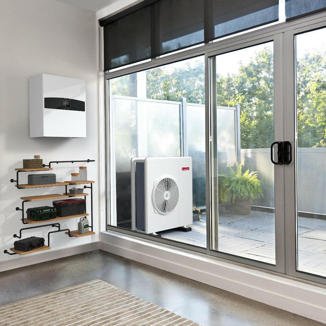Ariston Nimbus Plus 50 M NET R32 monob. hősziv. 5 kW, fali beltérivel, 1 fütőkör, 1 fázis