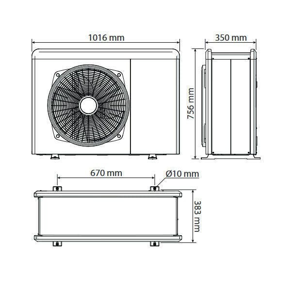 Ariston Nimbus Flex 50 M NET R32 monoblokkos hőszivattyú (3301879)
