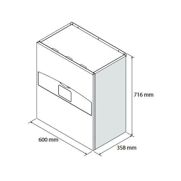 Ariston Nimbus Plus 35 S NET R32 split hősziv. 3,5 kW, fali beltérivel, 1 fütőkör, 1 fázis-2
