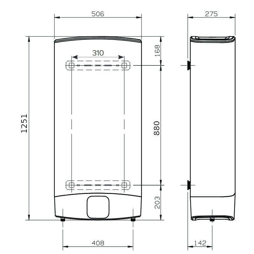 Ariston Velis Evo 100 ErP elektromos vízmelegítő EU