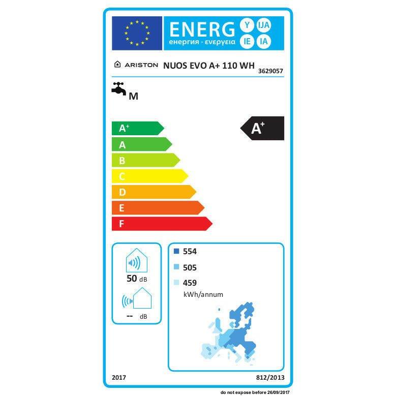 Ariston Nuos EVO A+ 110 WH hőszivattyús vízmelegítő (kifutott termék, már nem rendelhető)