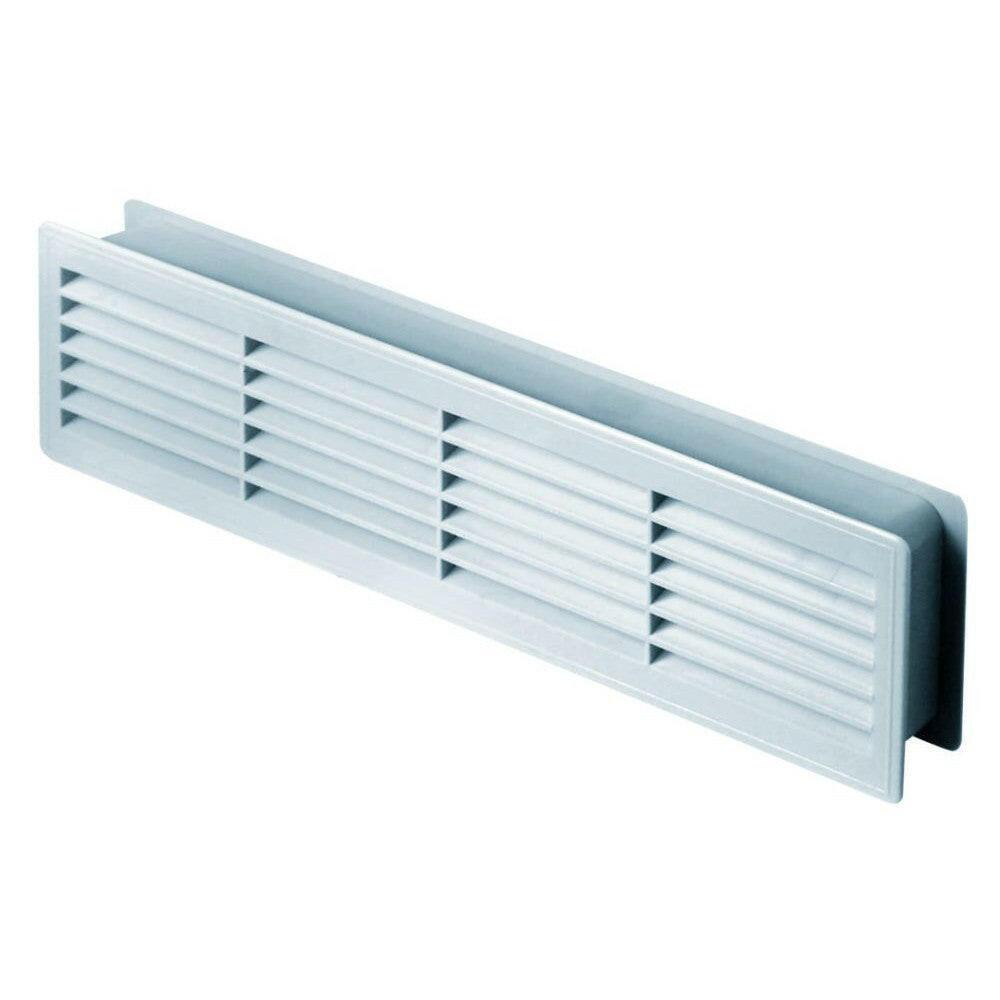 Awenta T15 ajtórács négyszögletes műanyag fehér 460x135 mm