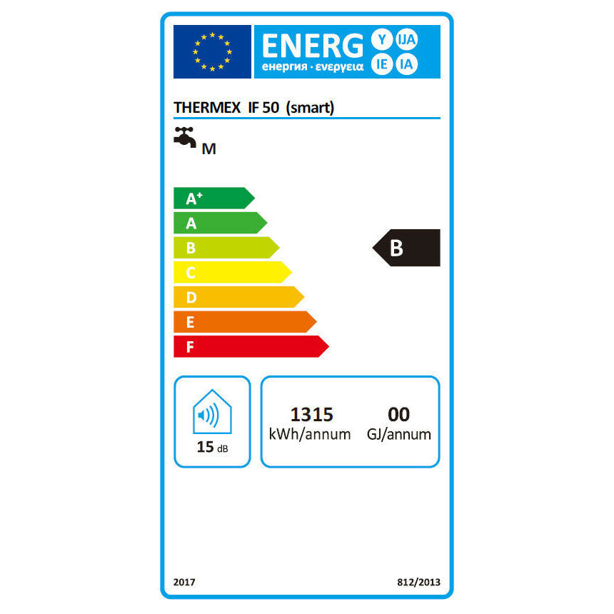 Thermex Flat Smart IF 50 elektromos vízmelegítő, lapos, két tartályos (42 liter / 2kW / 263 mm)-5