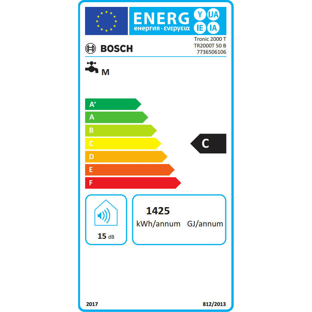 Bosch Tronic 2000T 50 B fali függőleges vízmelegítő-2