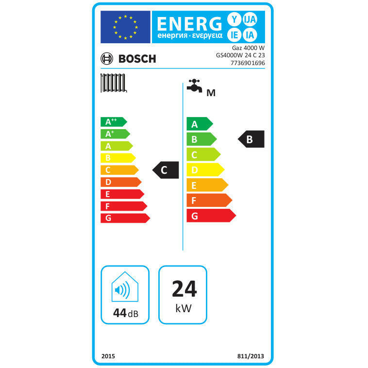 Bosch Gaz Star 4000W 24 kéményes gázkazán, kombi 24 kW-2