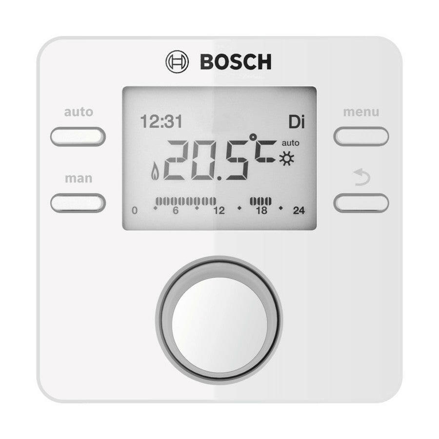 Bosch CR100 RF szobatermosztát, vezeték nélküli, digitális,programozható (1direkt v. 1kevert)-kifutó-0