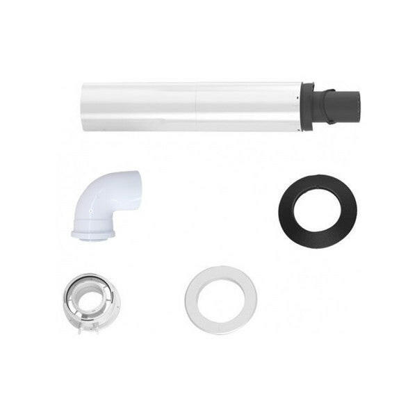 Bosch 60/100 vízszintes kivezetés, L=1000mm, könyökkel (7738112497)