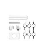 Bosch 80/125 akna belső készlet (ellenőrző könyök, 0,5m cső, talpas könyök, takaró, 6 távtartó) (7738112555)
