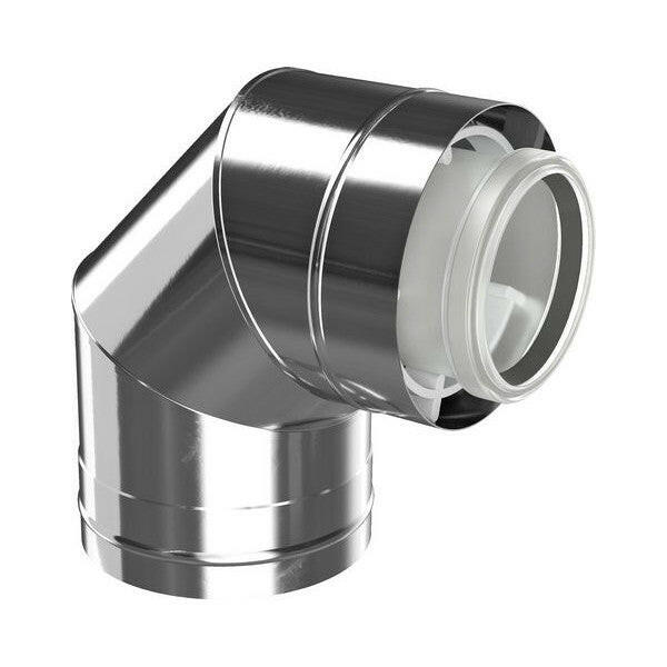 Bosch 80/125 rozsdamentes könyök 87° ( 7738112700 )