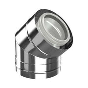 Bosch 80/125 rozsdamentes könyök 45° ( 7738112701 )